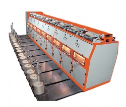 Warp Yarns Doubling And Winding Machine